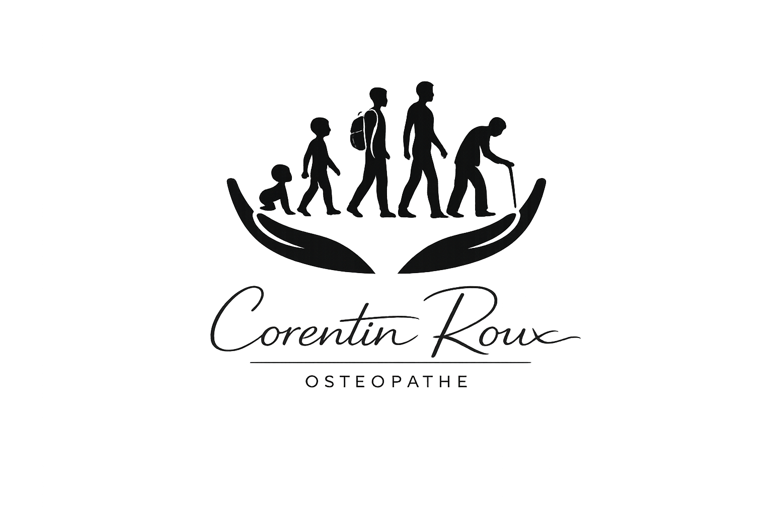 Signature de Corentin Roux, ostéopathe à Saint-Just-Malmont